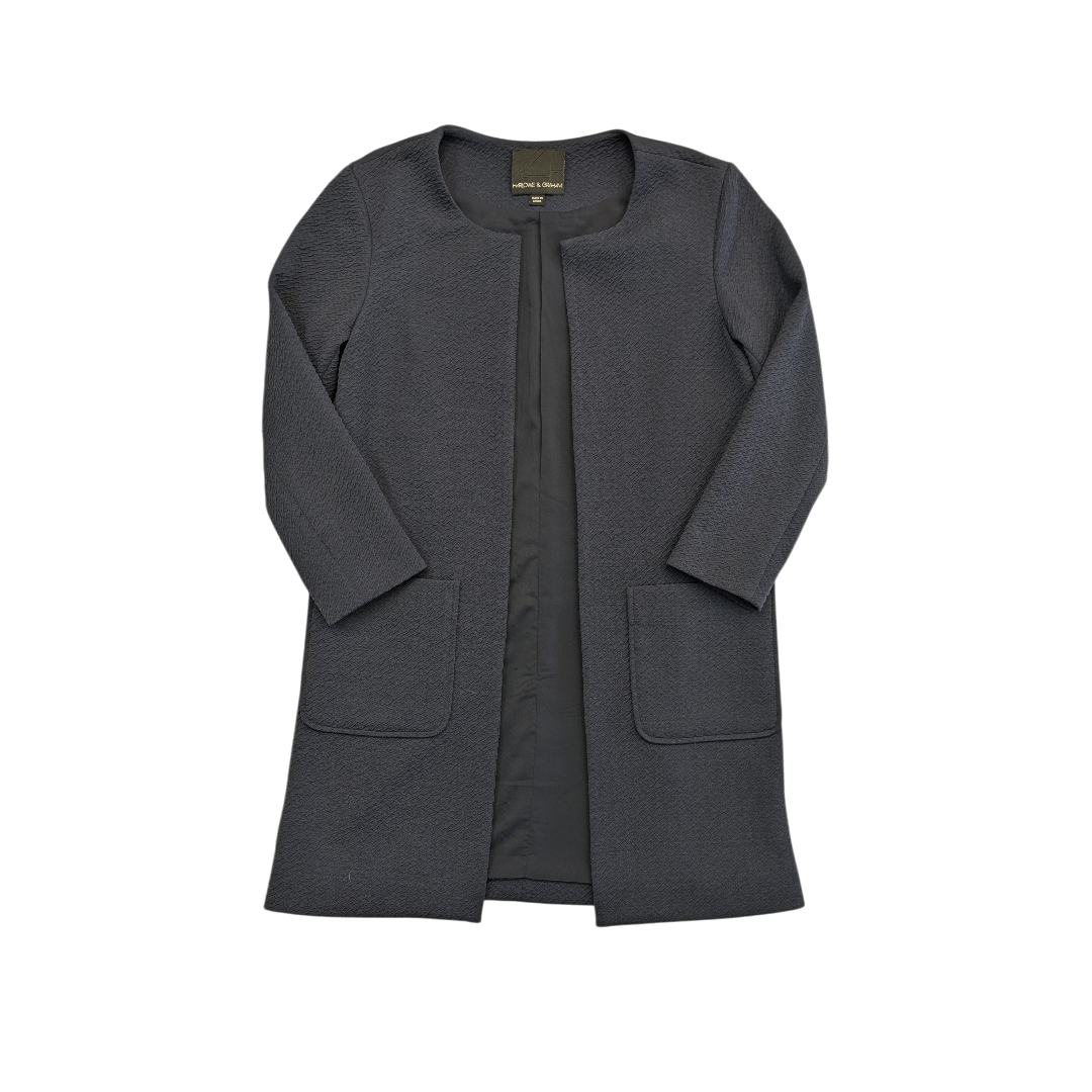 Blazer By Harlowe & Graham In Navy, Size:S