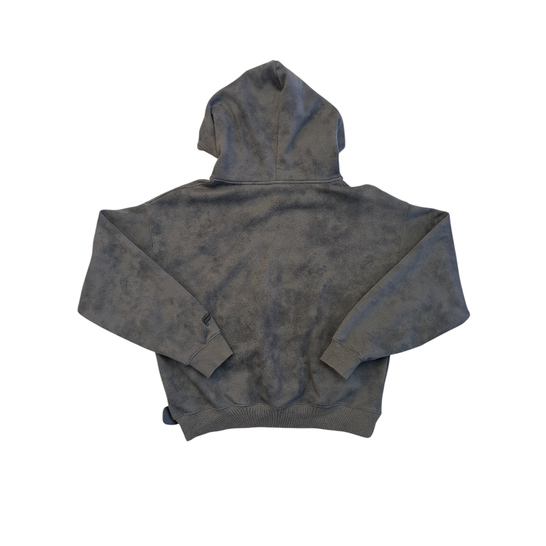 Athletic Sweatshirt Hoodie By Fabletics In Grey, Size:M