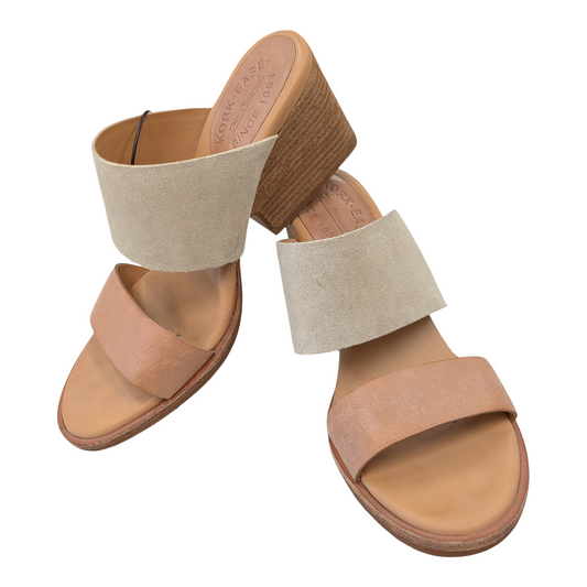 Sandals Heels Block By Cmc In Multi, Size:8