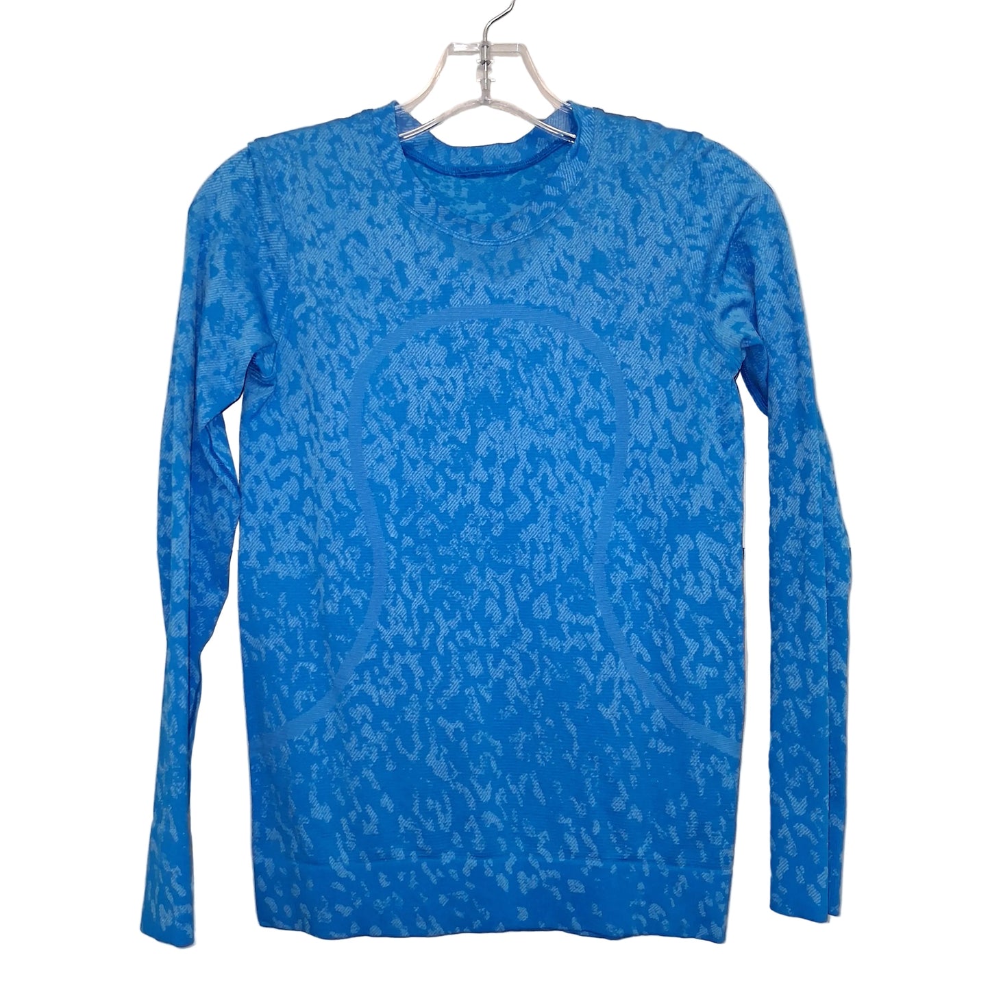 Athletic Top Ls Crewneck By Lululemon In Blue, Size:S