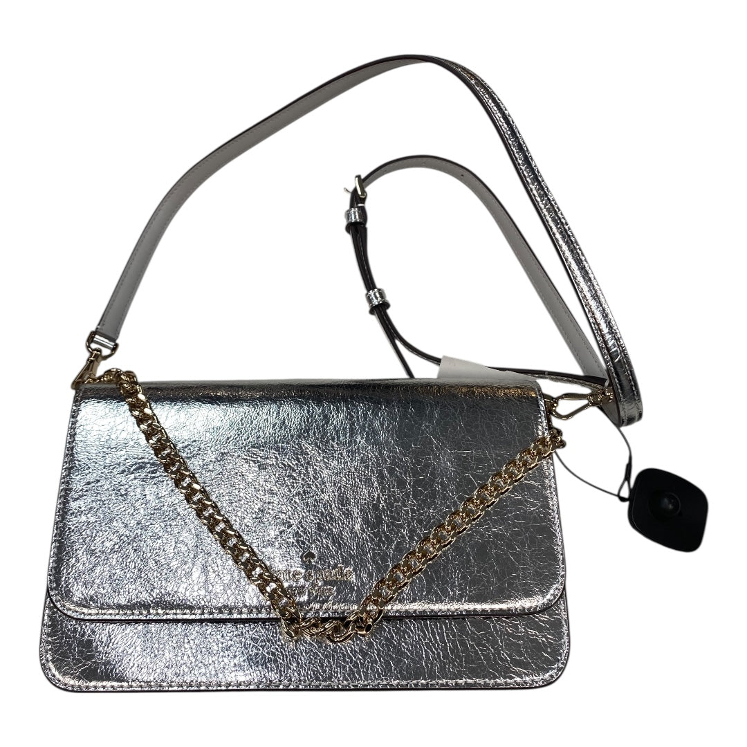 Handbag Designer By Kate Spade In Silver, Size:Small