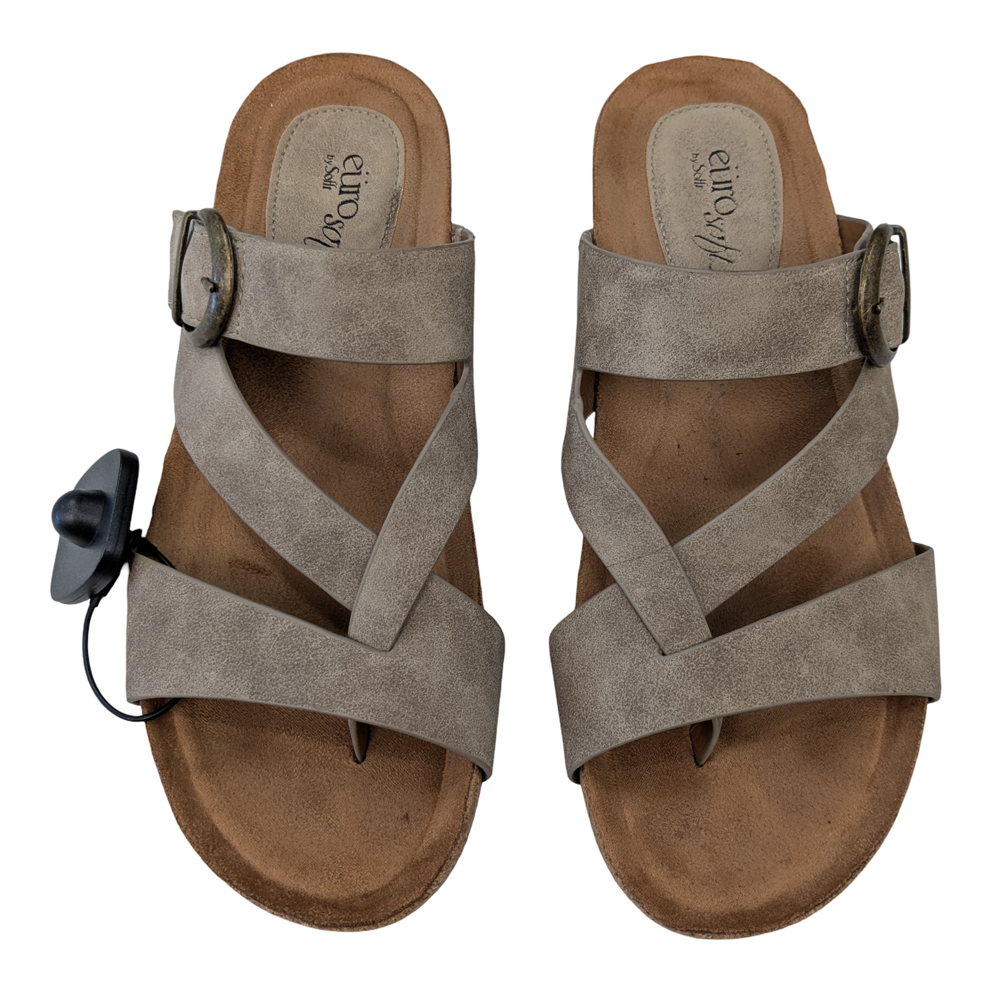 Sandals Flats By Sofft In Cream, Size:9