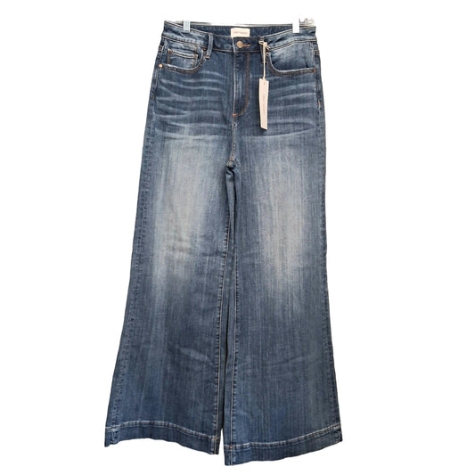 Jeans Wide Leg By Driftwood In Blue Denim, Size:10