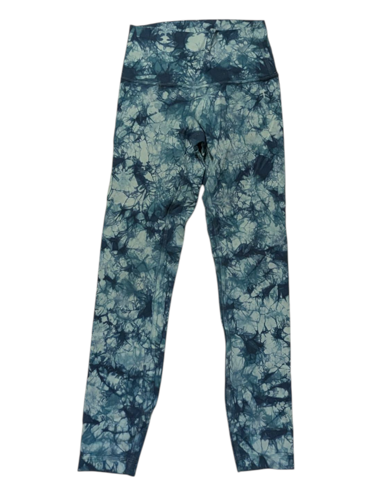 Athletic Leggings By Lululemon In Blue, Size:4