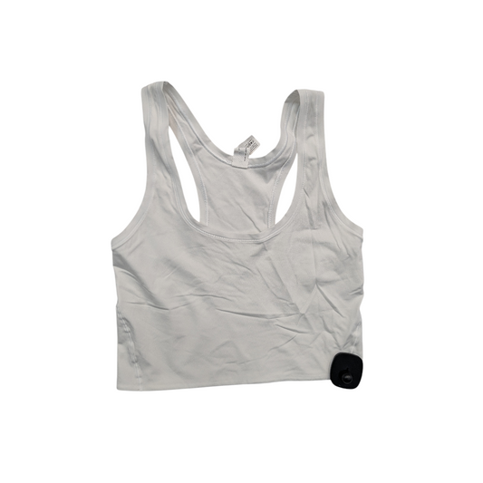 Athletic Tank Top By Lululemon In White, Size:M