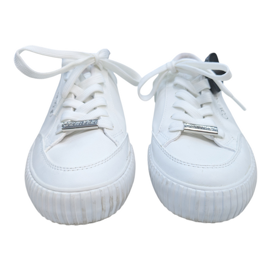 Shoes Athletic By Calvin Klein In White, Size:7.5