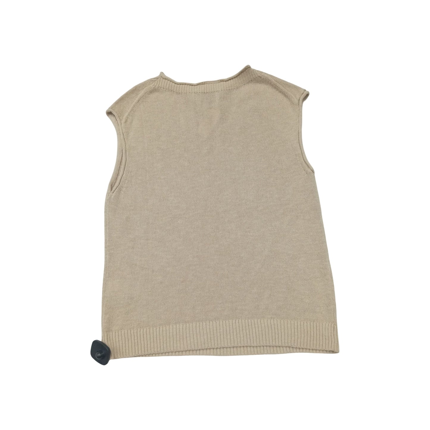 Top Sleeveless By Banana Republic In Tan, Size:S