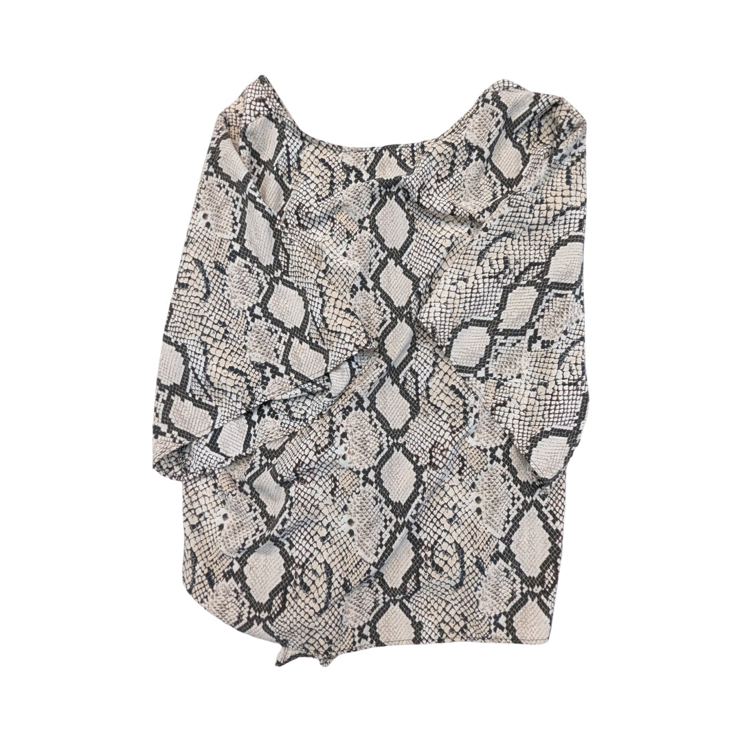 Top Ss By Ee Some In Snakeskin Print, Size:S