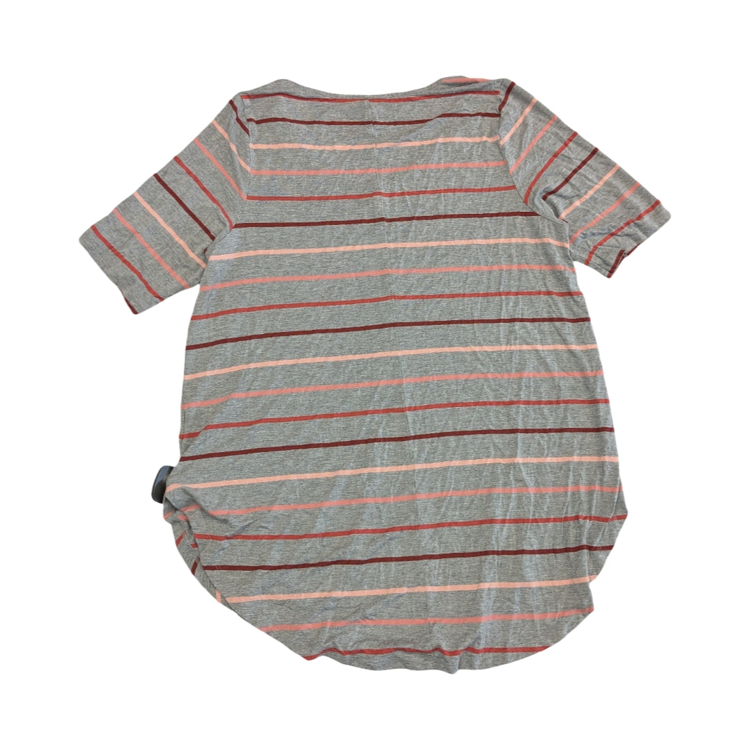 Tunic Ss By Torrid In Grey & Pink, Size:2X