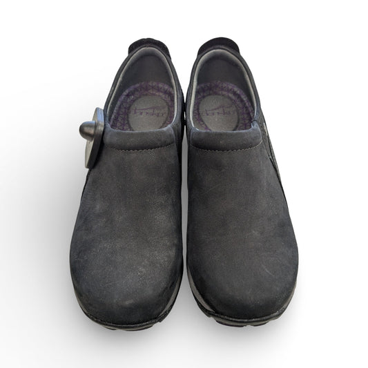 Boots Ankle Heels By Dansko In Black, Size:7.5