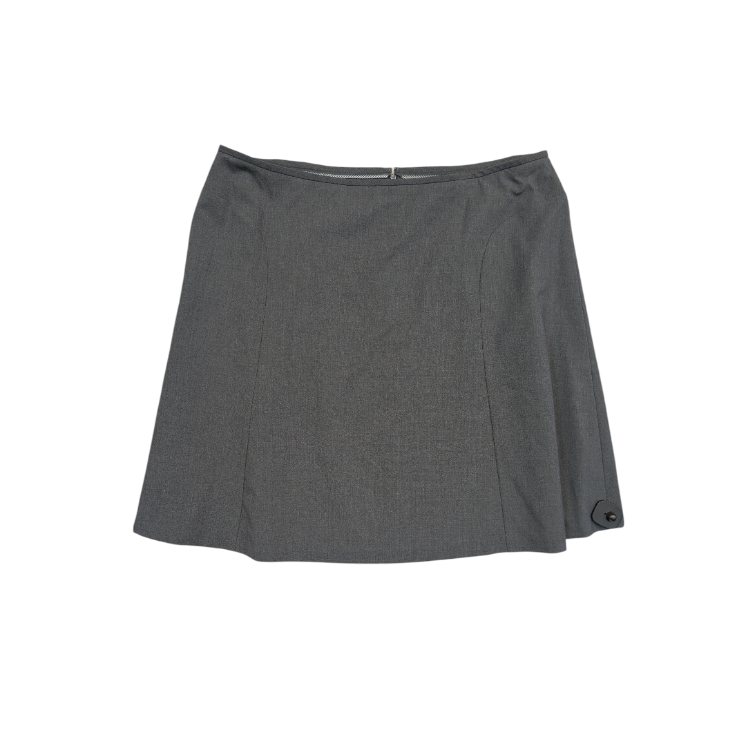 Skirt Mini & Short By Calvin Klein In Grey, Size:22