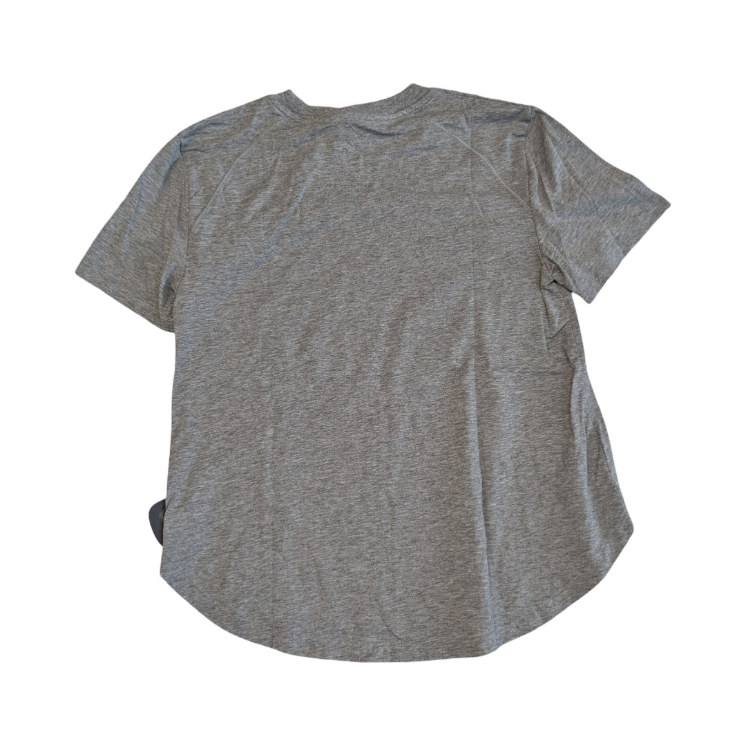 Athletic Top Ss By Calia In Grey, Size:Xs