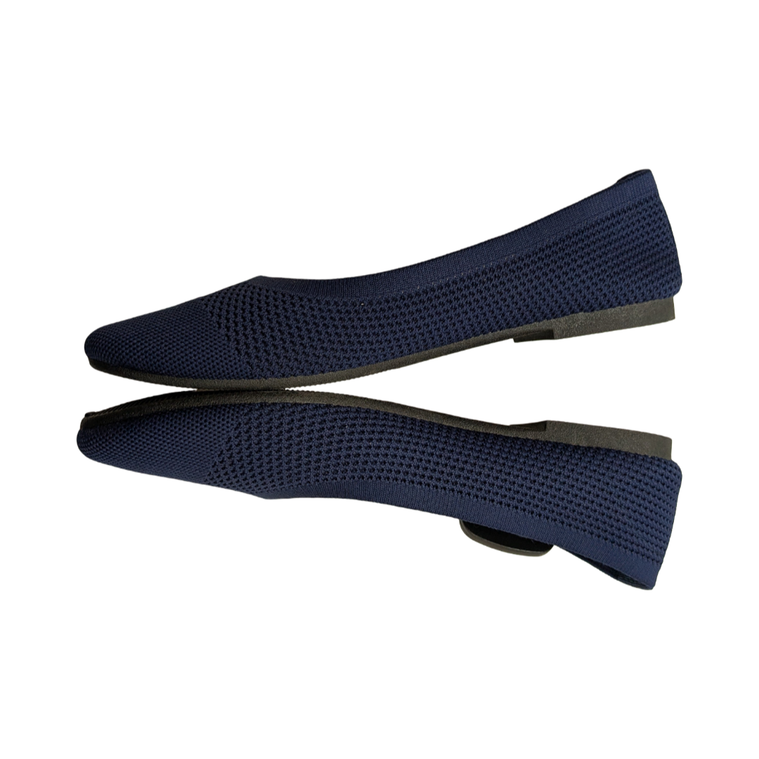 Shoes Flats By Clothes Mentor In Blue, Size:8.5