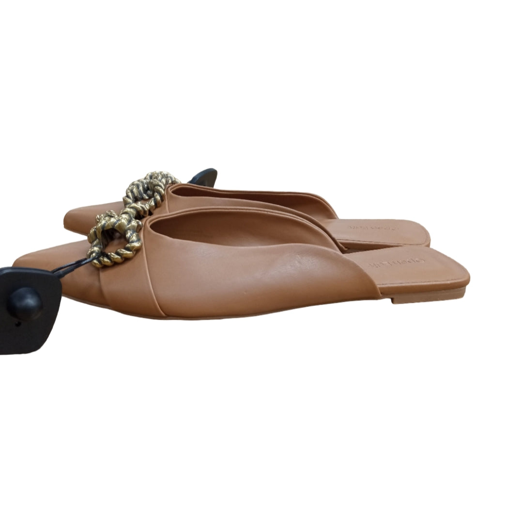 Shoes Flats By Open Edit In Tan, Size:9.5