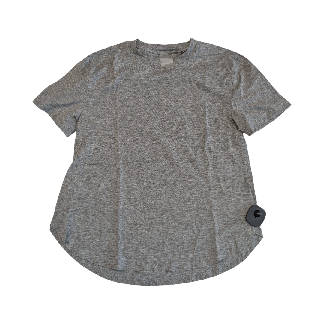 Athletic Top Ss By Calia In Grey, Size:Xs