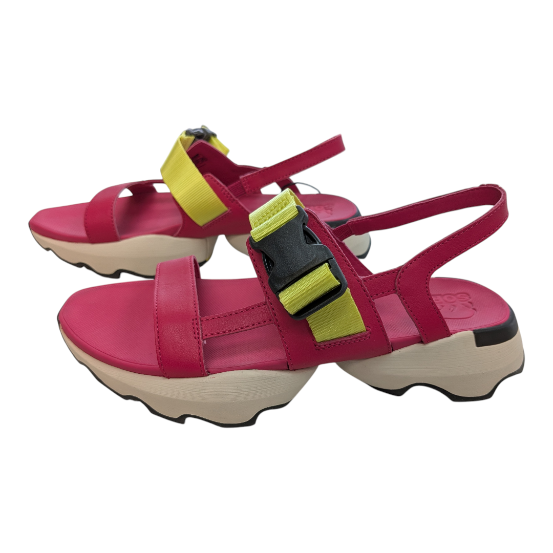 Sandals Designer By Sorel In Pink, Size:8.5