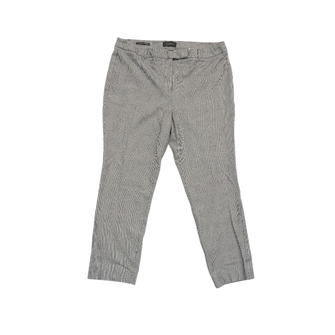 Pants Dress By Talbots In Black & White, Size:16