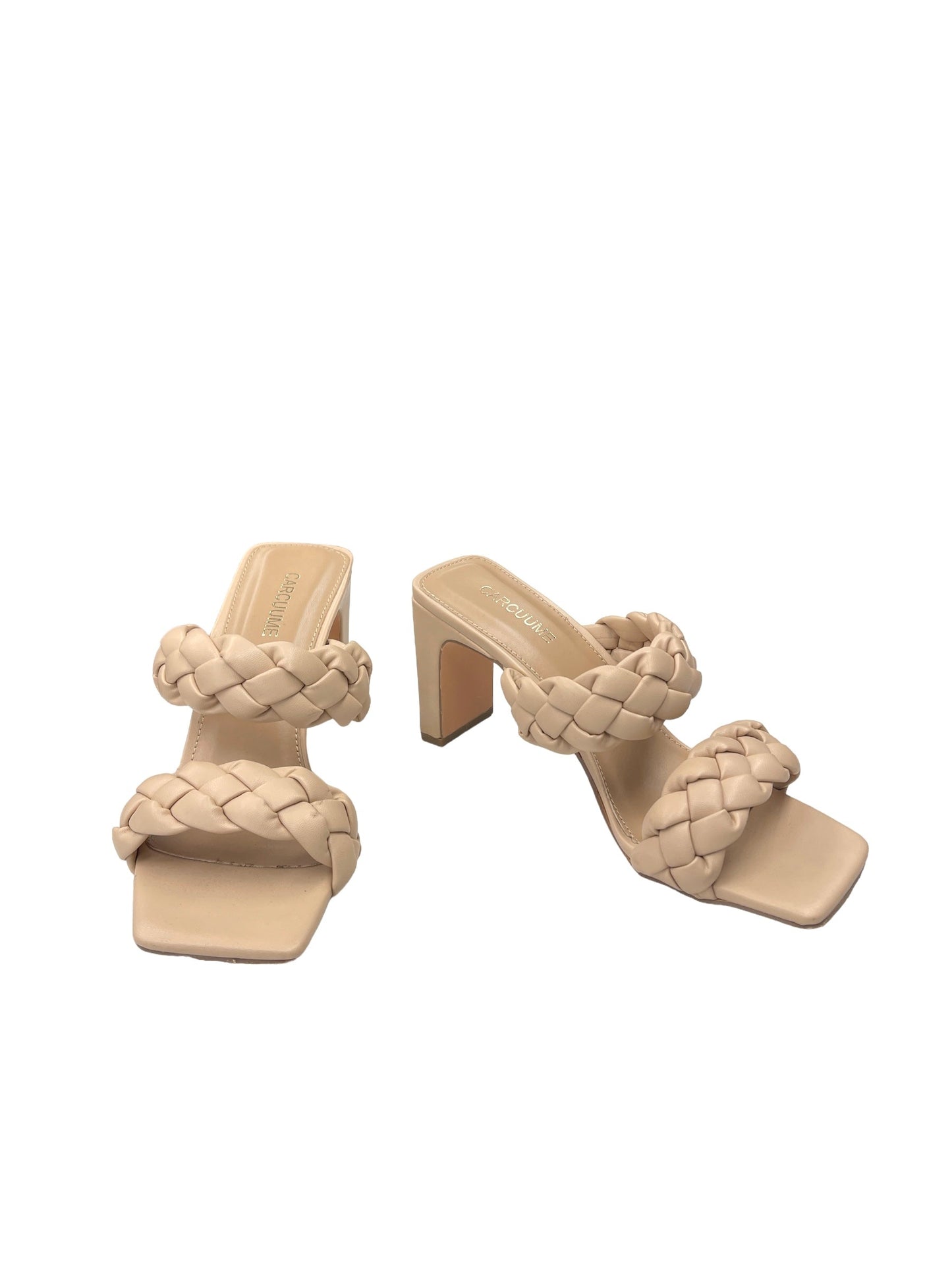Shoes Heels Block By Carcuume  Size: 9
