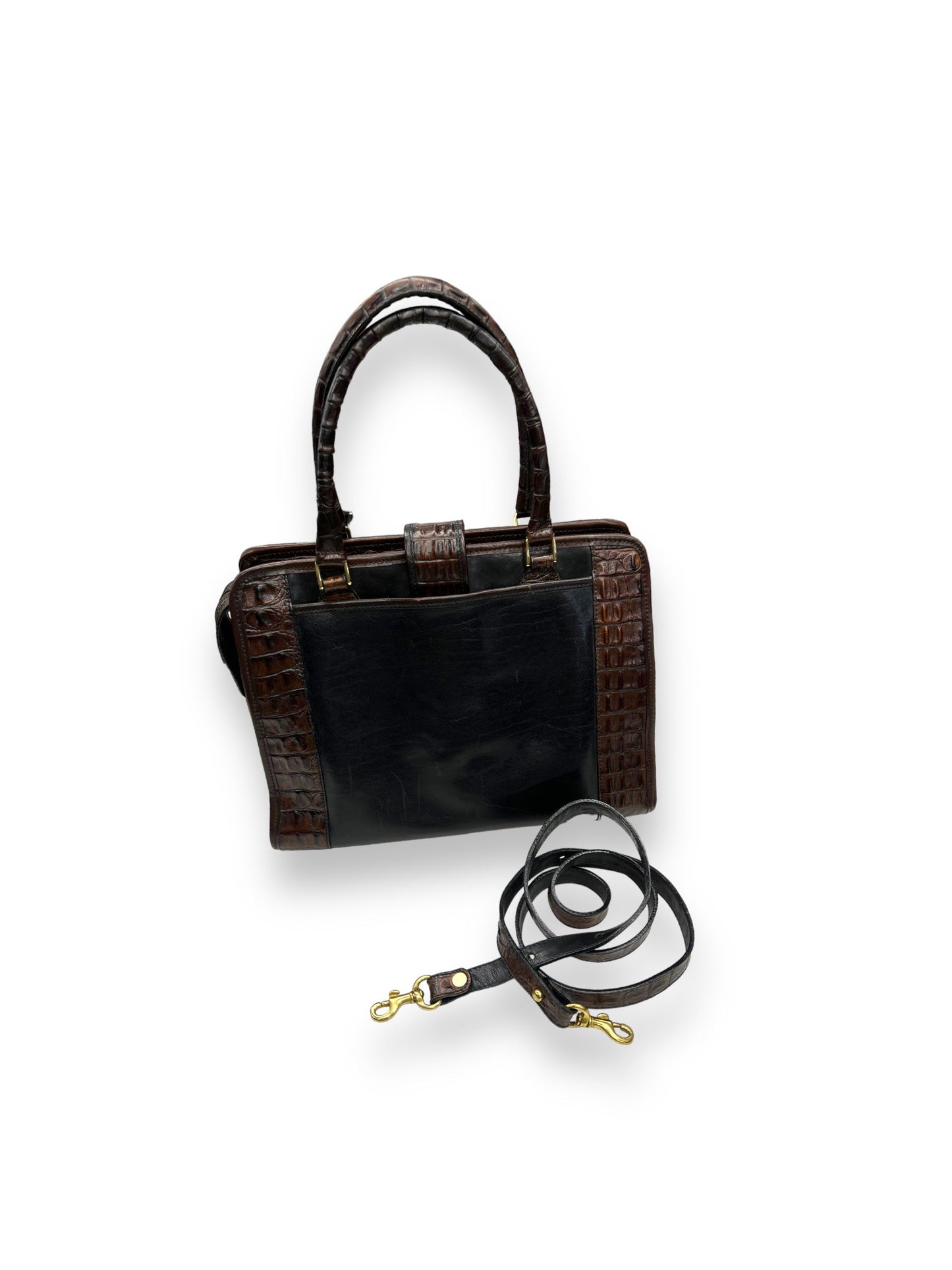 Brahmin brown leather purse
