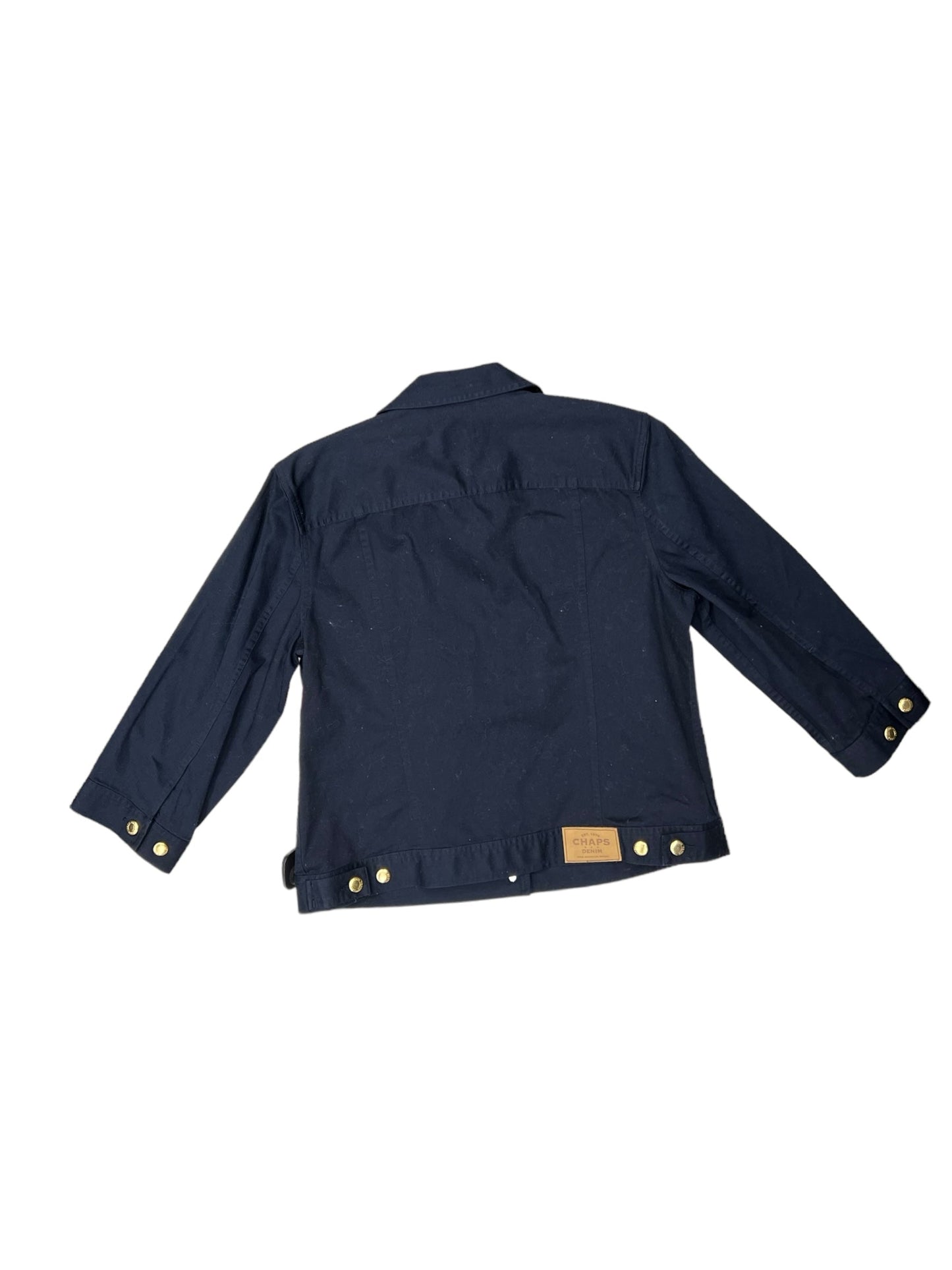 Jacket Denim By Chaps  Size: L