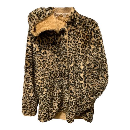 Coat Faux Fur & Sherpa By Workshop  Size: M