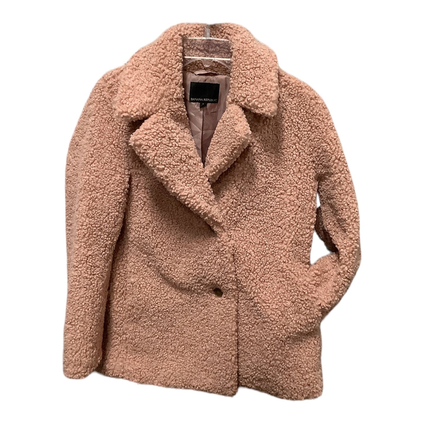 Coat Faux Fur & Sherpa By Banana Republic  Size: S