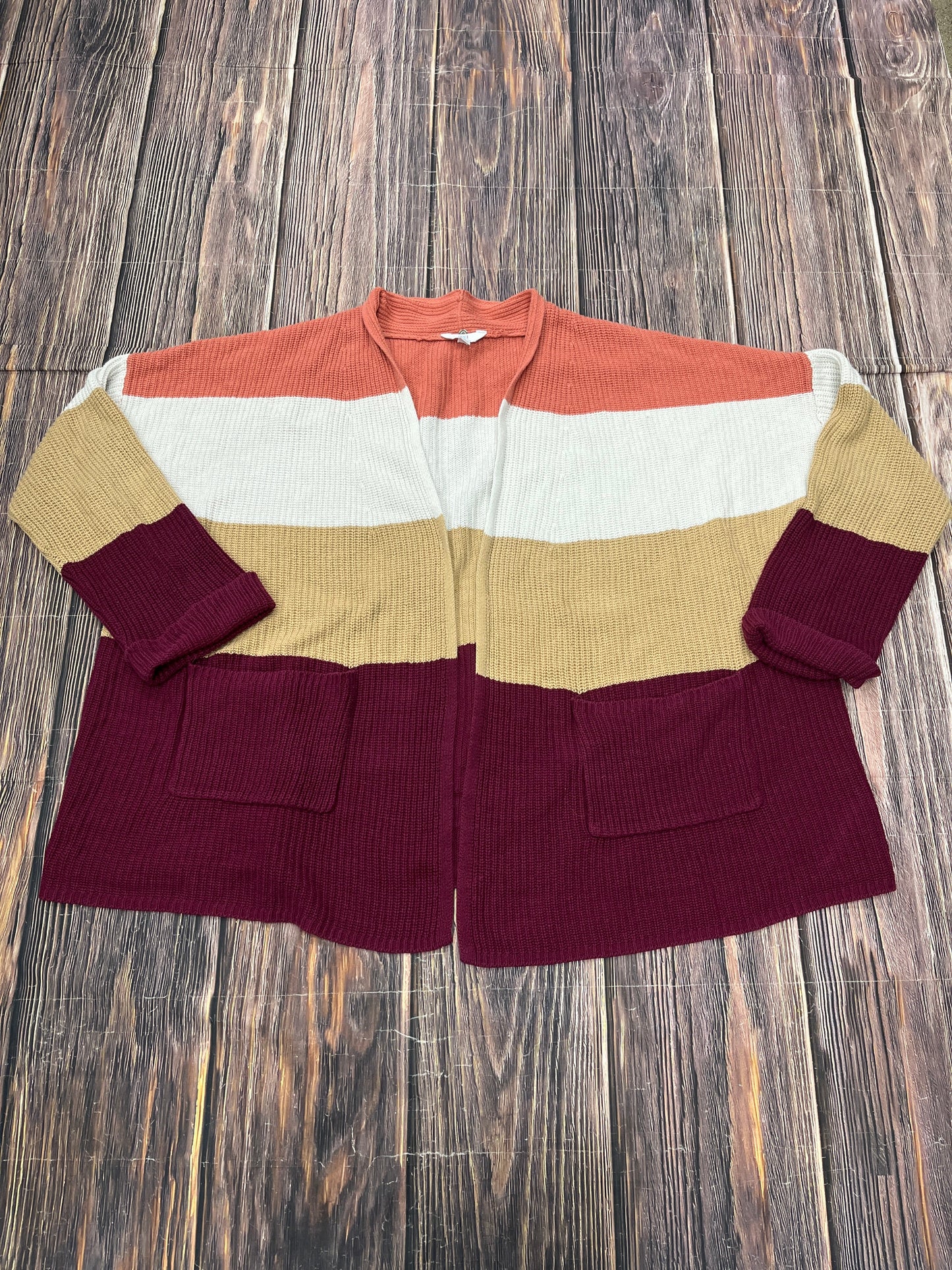 Sweater Cardigan By Time And Tru  Size: Xl