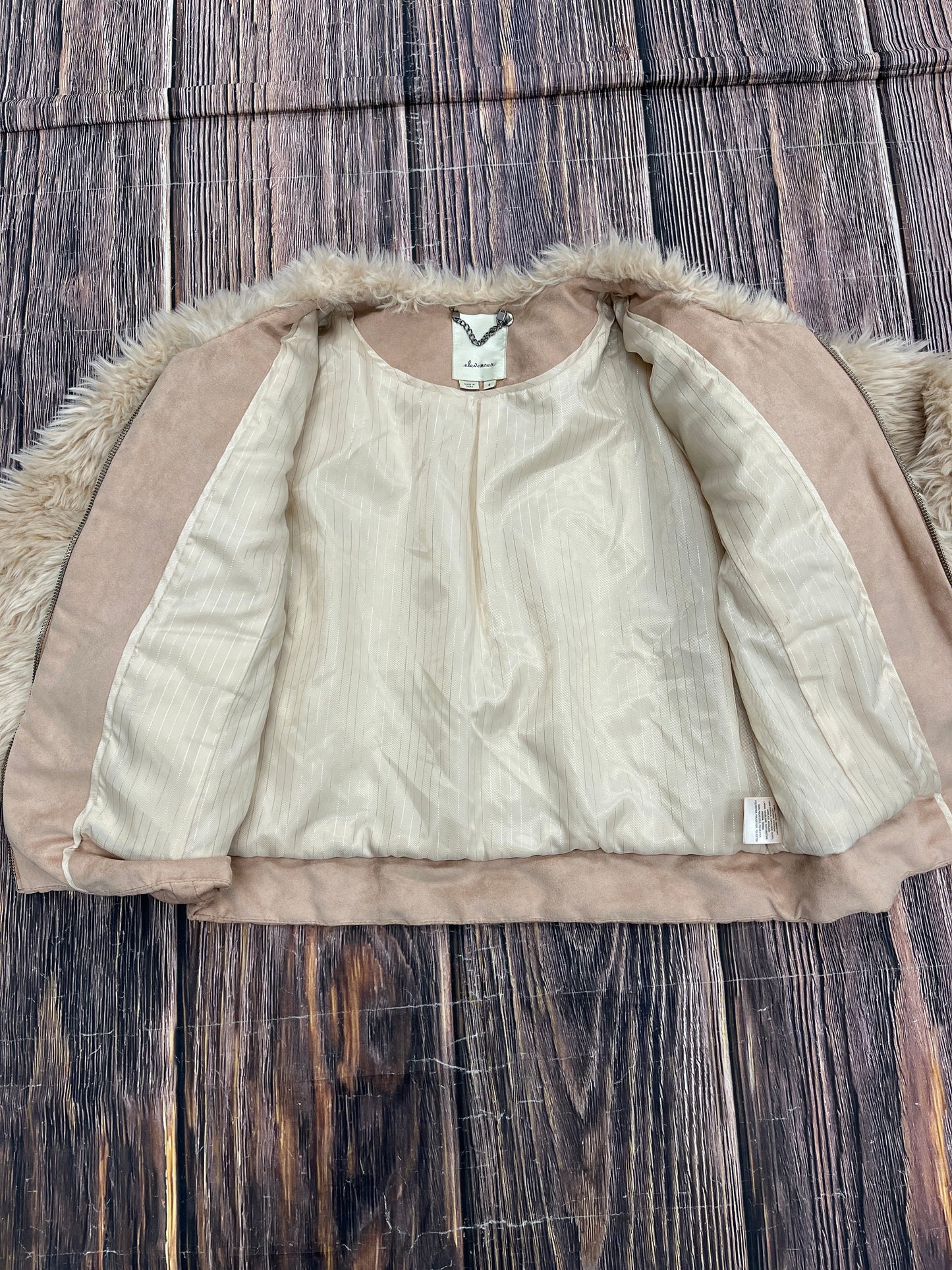 Coat Faux Fur & Sherpa By Elevenses  Size: S