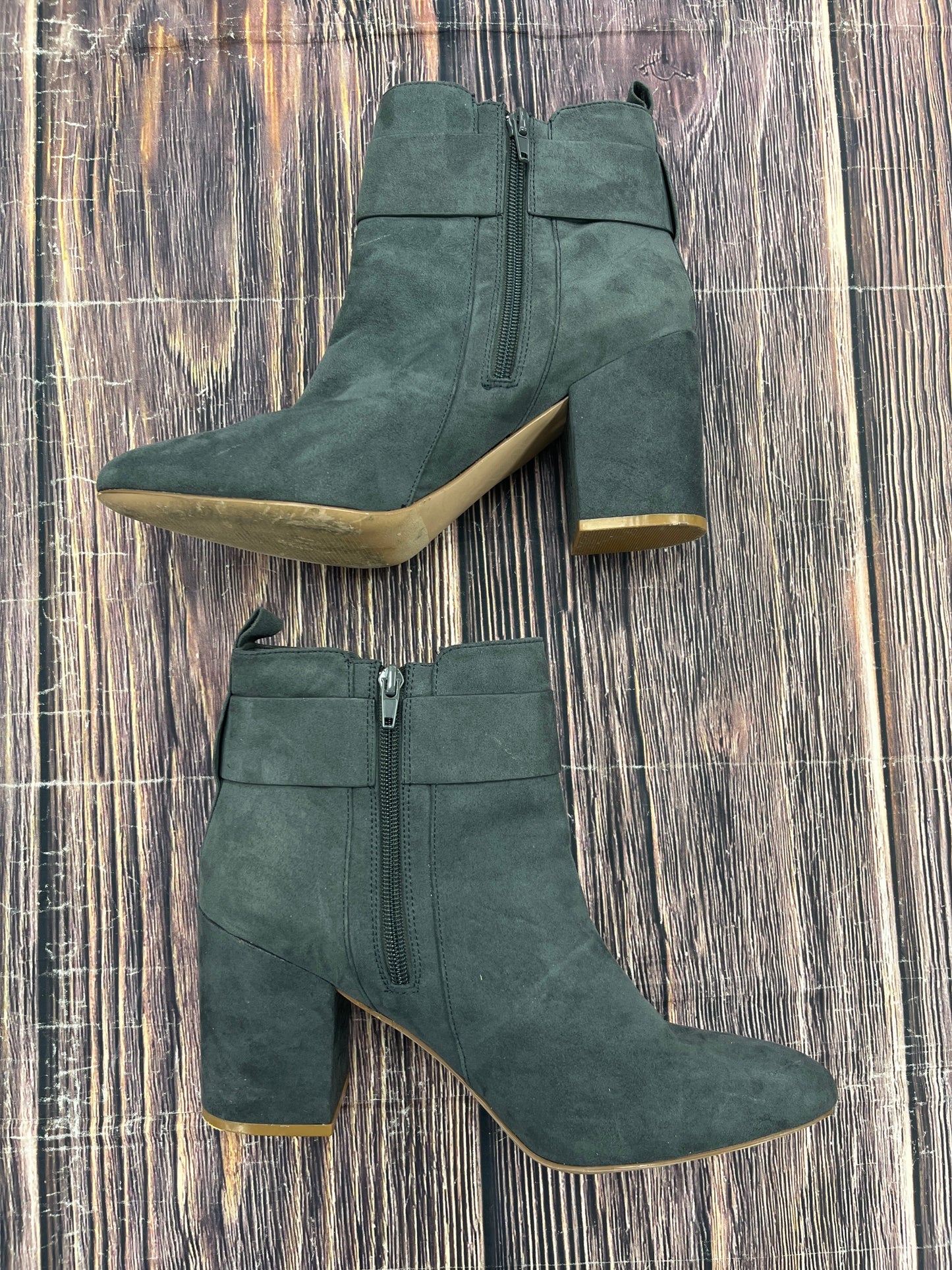 Boots Ankle Heels By Just Fab  Size: 11