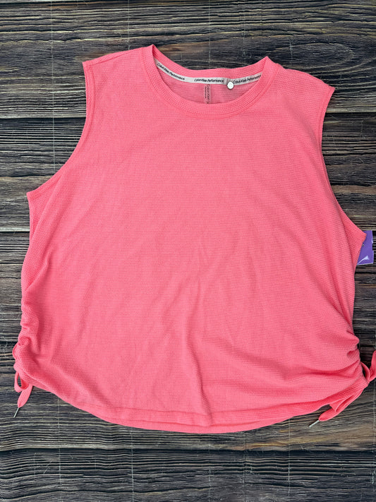 Athletic Tank Top By Calvin Klein Performance  Size: 3x
