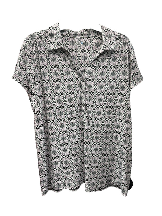 Blouse Short Sleeve By Croft And Barrow  Size: 2x
