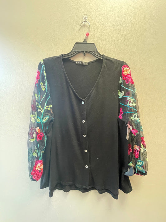 Top Long Sleeve By Kim & Cami  Size: L