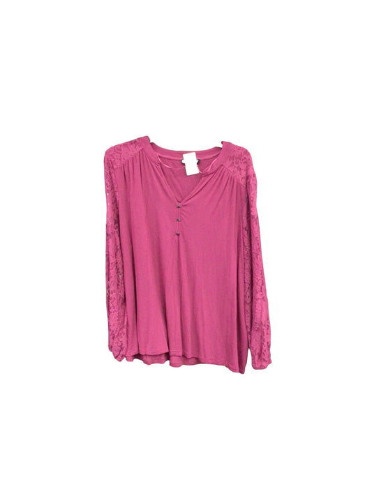 Top Long Sleeve By Cable And Gauge  Size: 18