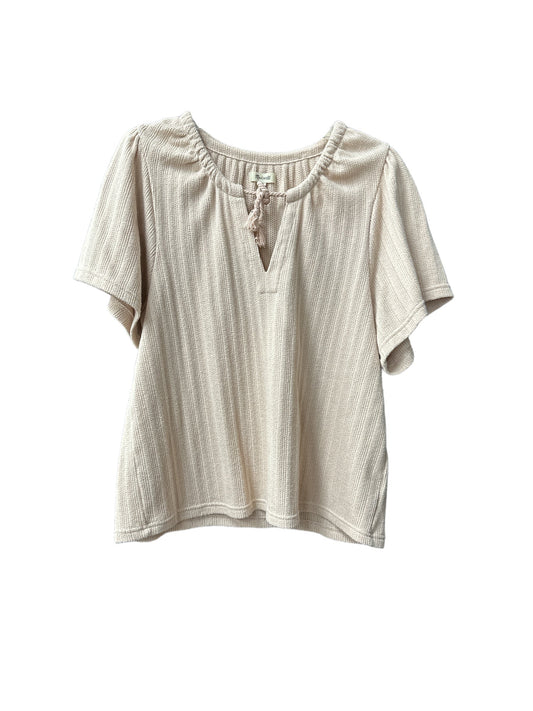 Top Short Sleeve By Madewell  Size: L