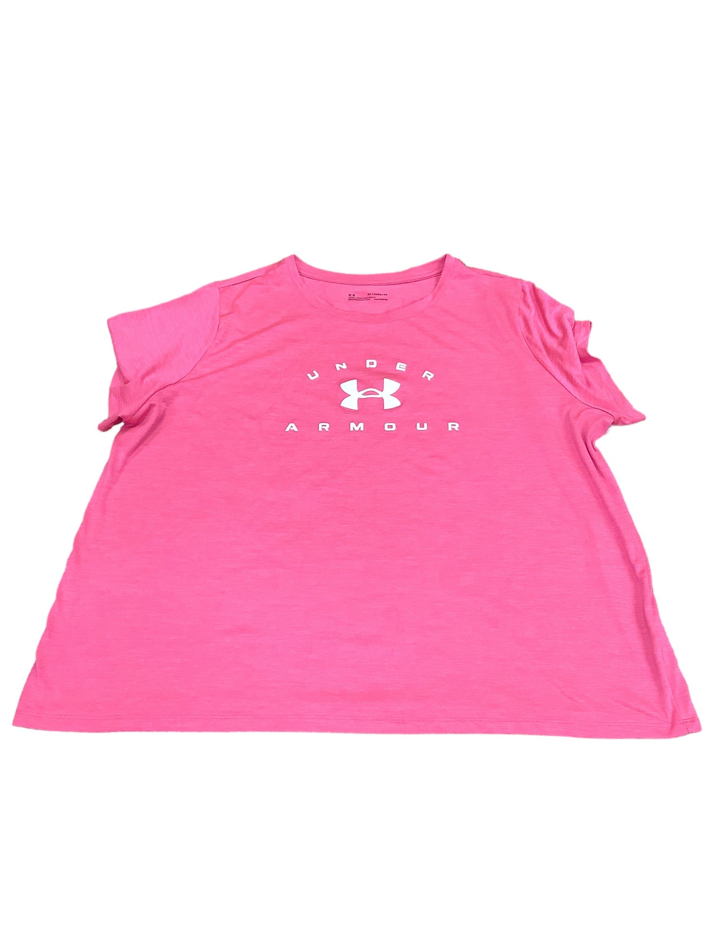 Athletic Top Short Sleeve By Under Armour  Size: 26