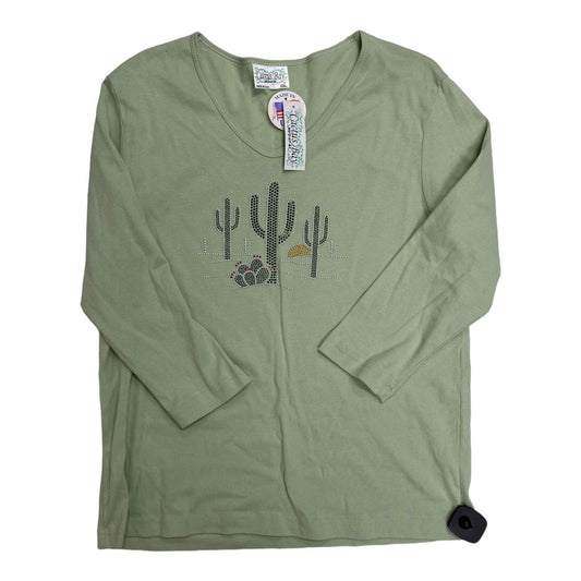 Top Long Sleeve By Cactus bay apparel Size: 1x