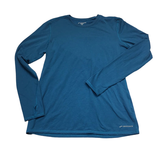 Athletic Top Long Sleeve Crewneck By Brooks  Size: L