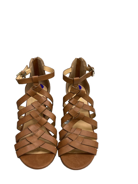 Sandals Heels Block By Xoxo  Size: 8.5