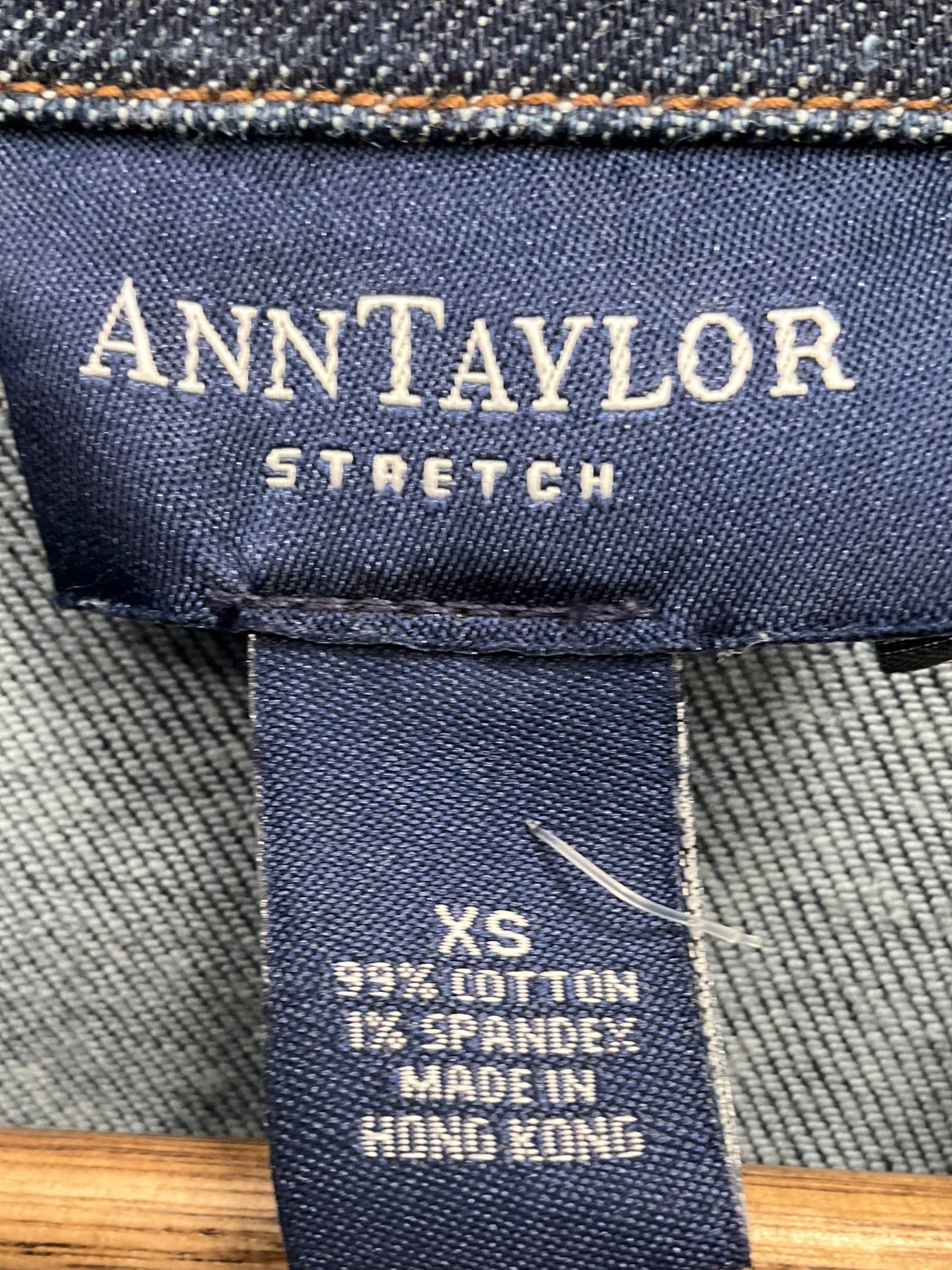 Jacket Denim By Ann Taylor O  Size: Xs