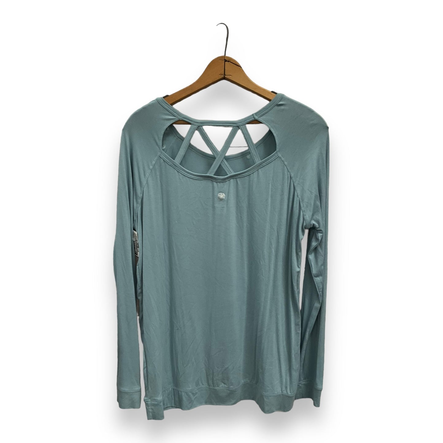 Athletic Top Long Sleeve Collar By Gaiam  Size: M