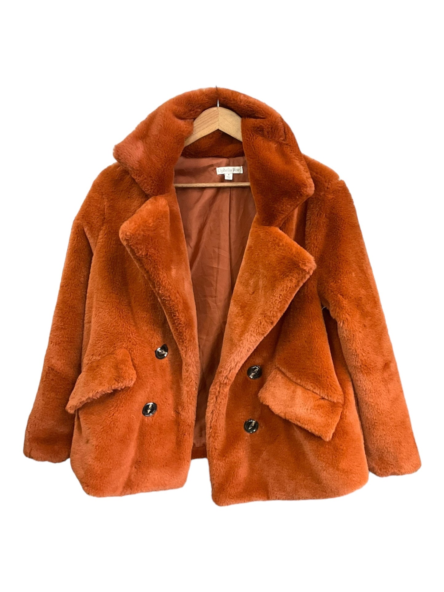 Coat Faux Fur & Sherpa By Ophelia Roe  Size: M