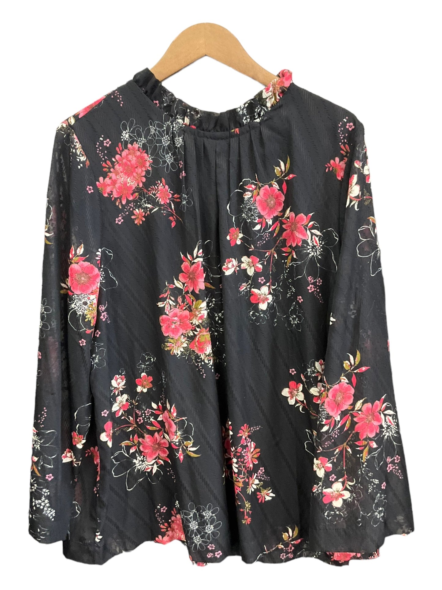 Blouse Long Sleeve By Clothes Mentor  Size: Xl
