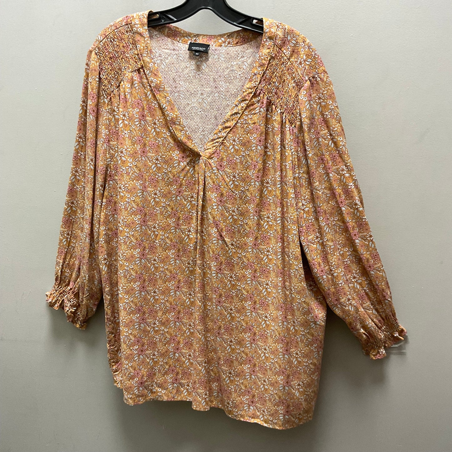 Top Long Sleeve By Jones And Co  Size: 3x
