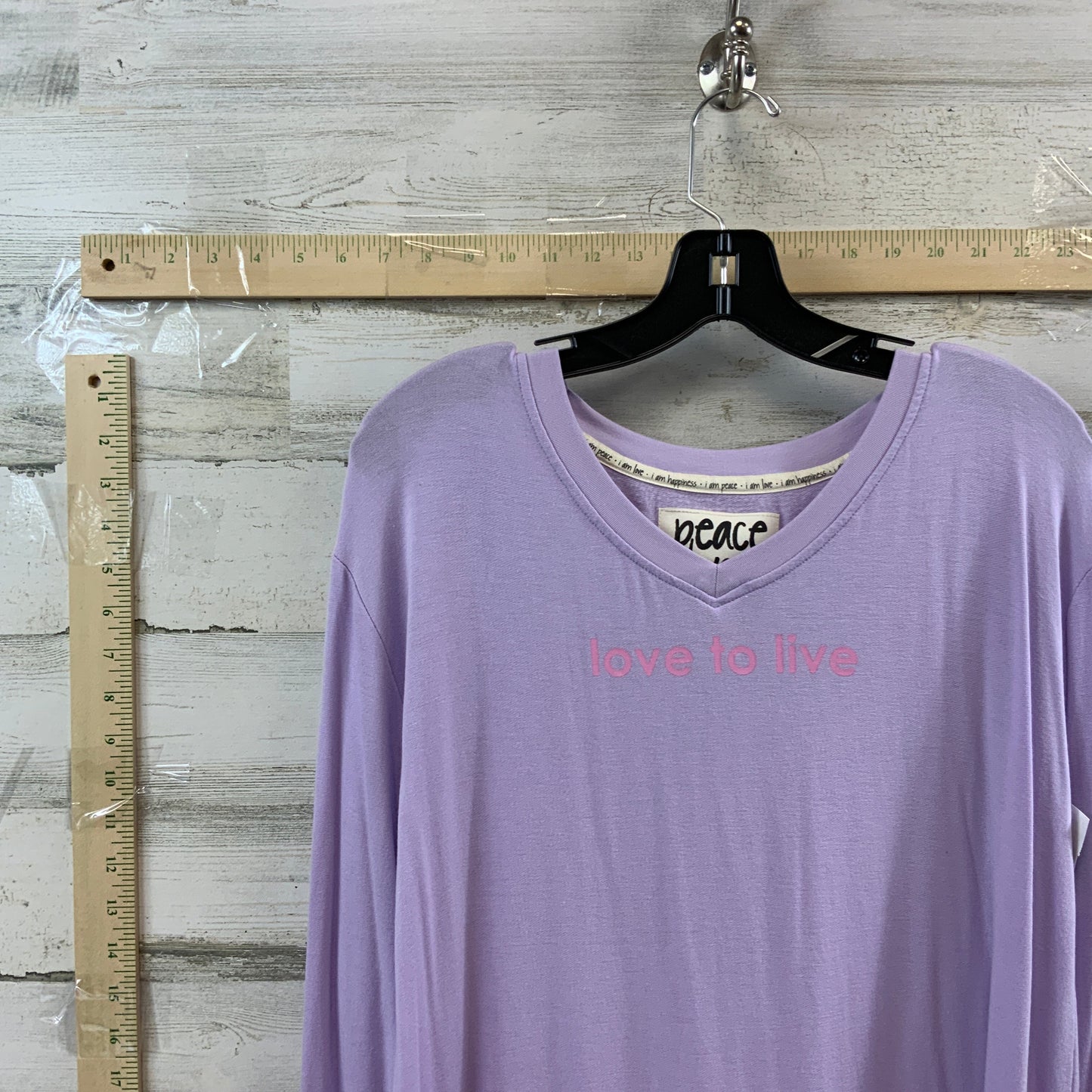 Top Long Sleeve Basic By Peace Love World  Size: S