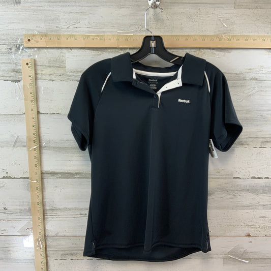 Athletic Top Long Sleeve Collar By Reebok  Size: L