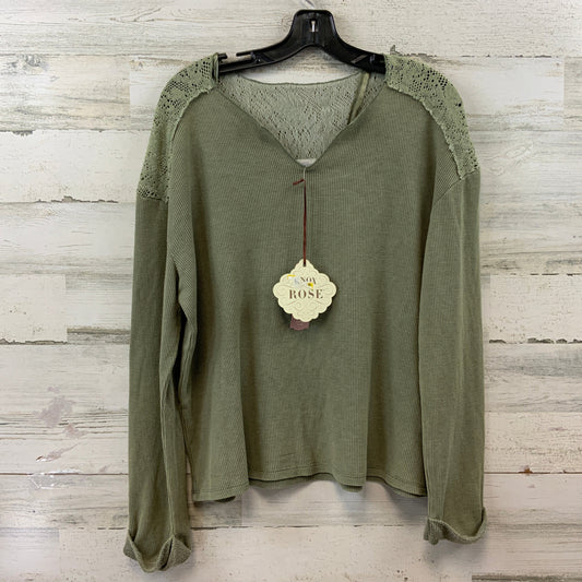 Top Long Sleeve Basic By Knox Rose  Size: M