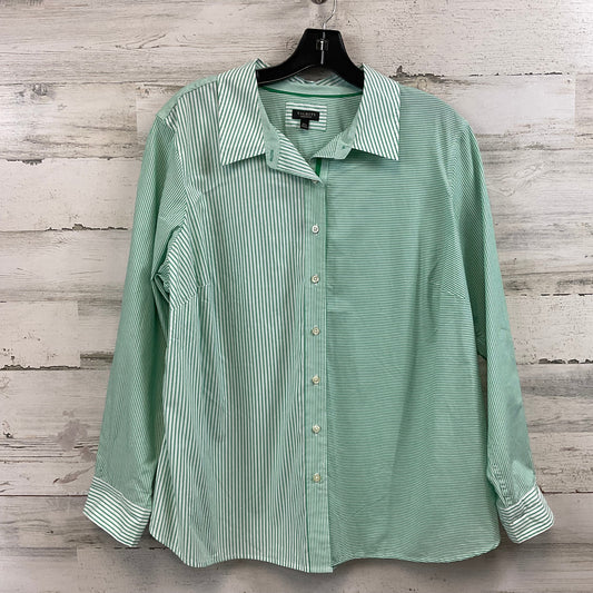 Blouse Long Sleeve By Talbots O  Size: 2x