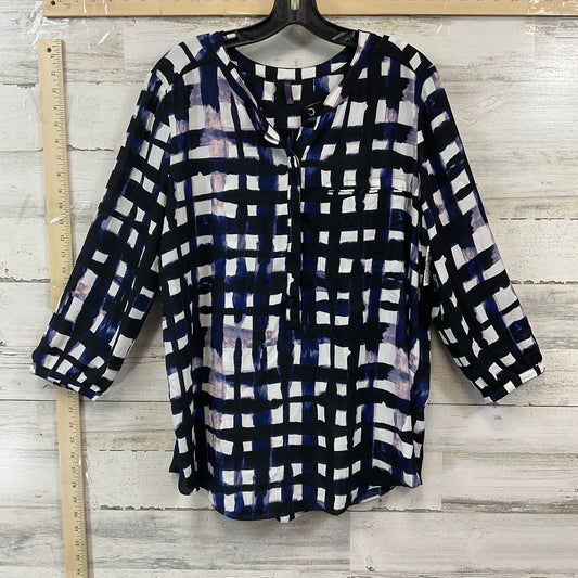 Blouse Long Sleeve By Not Your Daughters Jeans O  Size: Xl