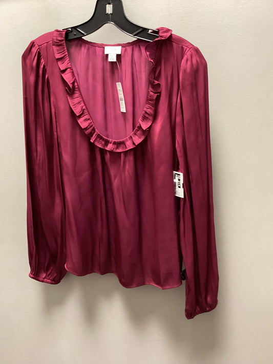 Blouse Long Sleeve By J Crew O  Size: L