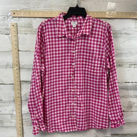 Blouse Long Sleeve By J Crew O  Size: 2x